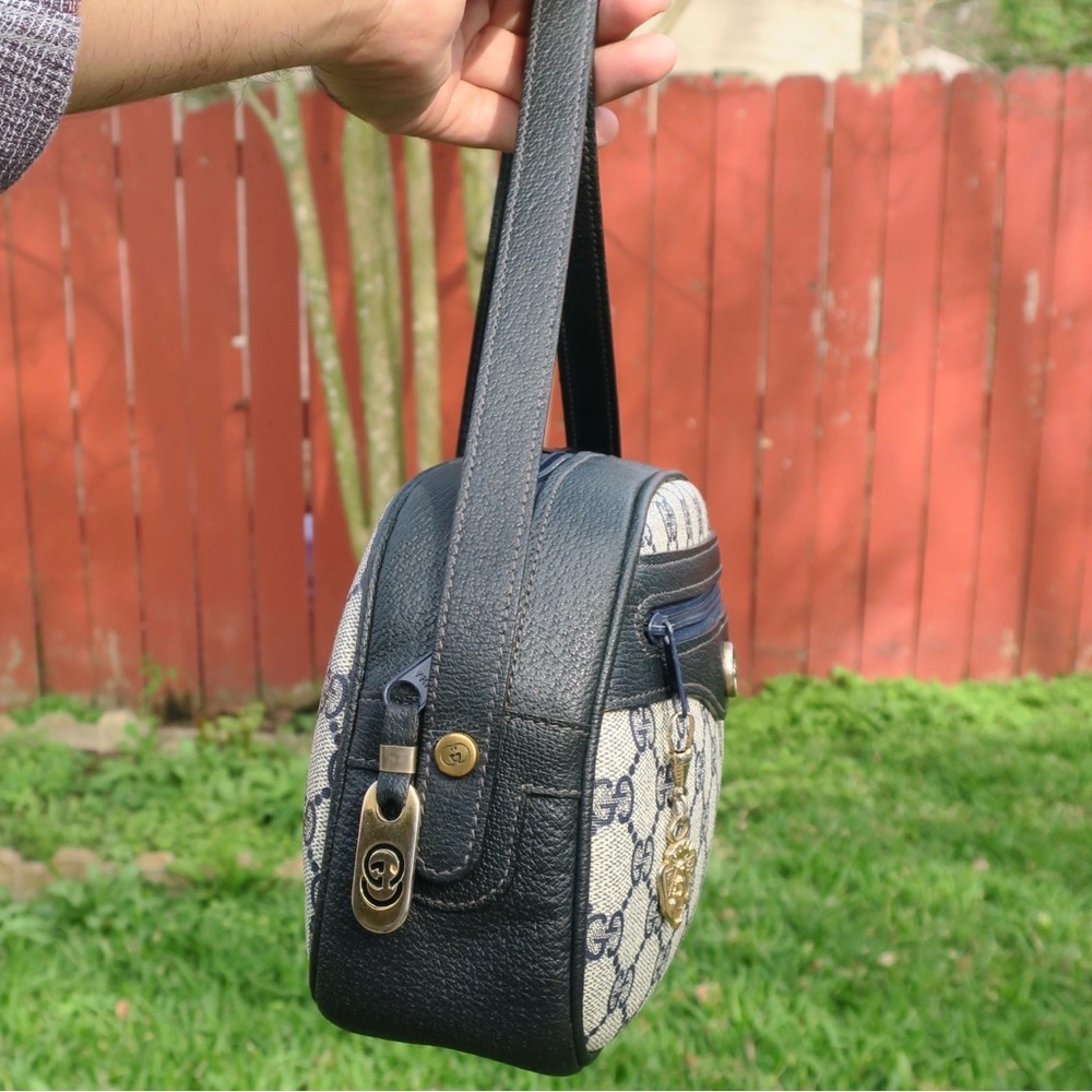 Vintage Gucci Ophidia GG Supreme Navy Blue Shoulder Bag/Crossbody - Picture 2 of 16